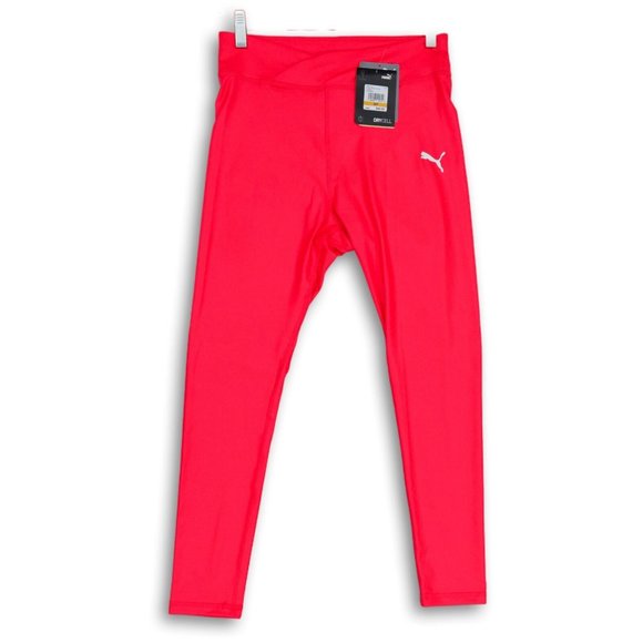 NWT PUMA DRYCELL TIGHT FIT HIGH WAIST MODERN SPORTS TIGHTS LEGGINGS SUNBLAZE S/P - Picture 1 of 7